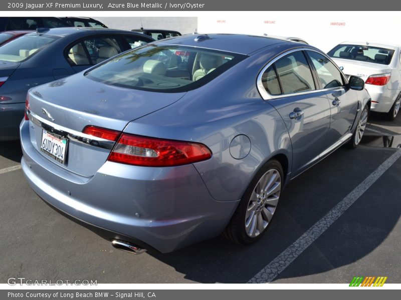 Azure Blue Metallic / Ivory/Oyster 2009 Jaguar XF Premium Luxury