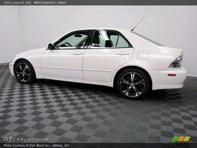 White Diamond / Black 2001 Lexus IS 300