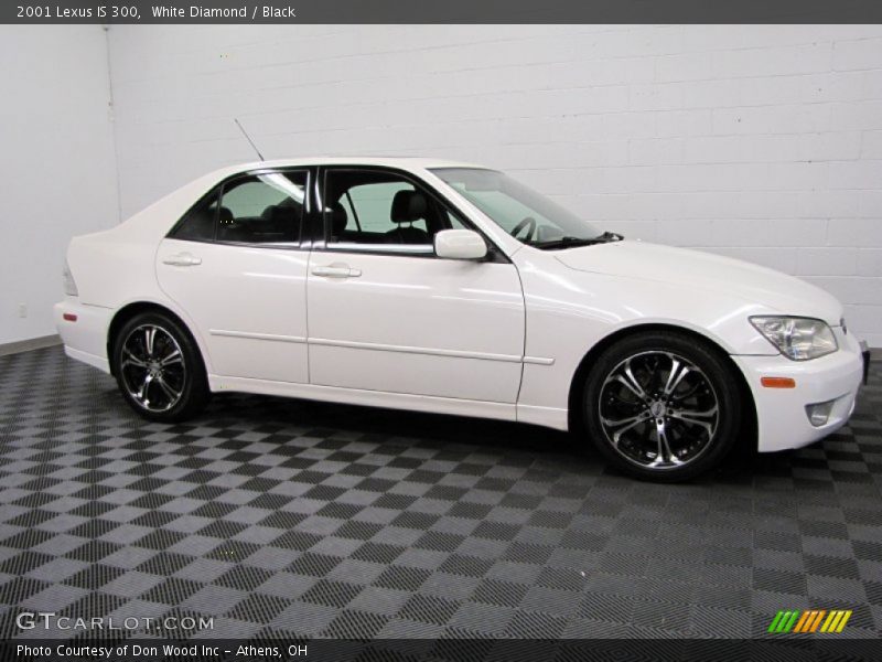 White Diamond / Black 2001 Lexus IS 300