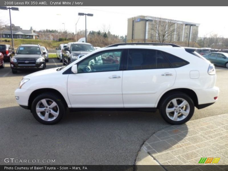 Crystal White / Ivory 2008 Lexus RX 350 AWD