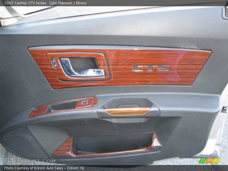 Light Platinum / Ebony 2005 Cadillac CTS Sedan