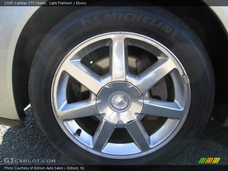 Light Platinum / Ebony 2005 Cadillac CTS Sedan