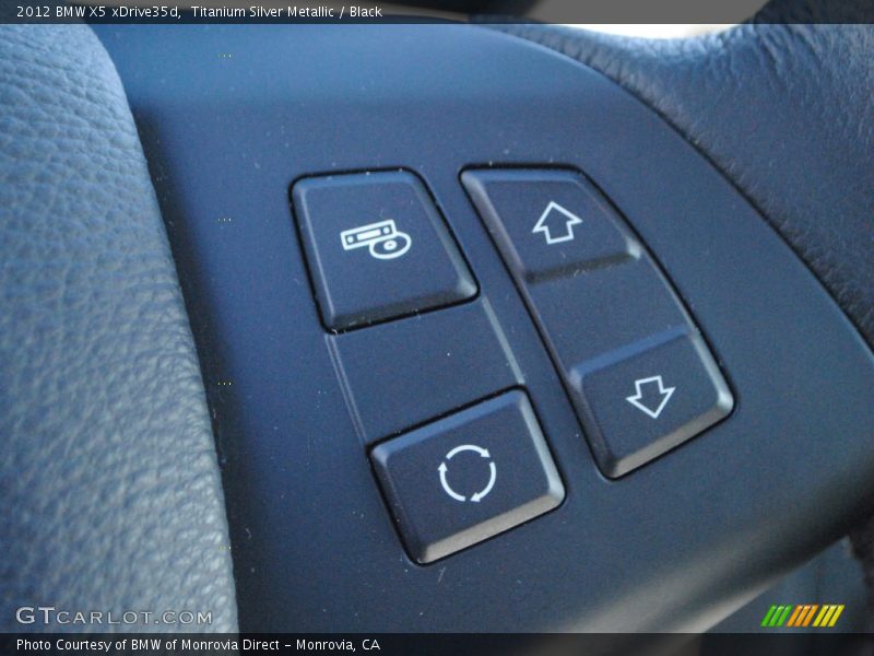 Titanium Silver Metallic / Black 2012 BMW X5 xDrive35d
