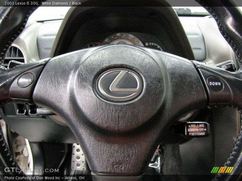 White Diamond / Black 2001 Lexus IS 300