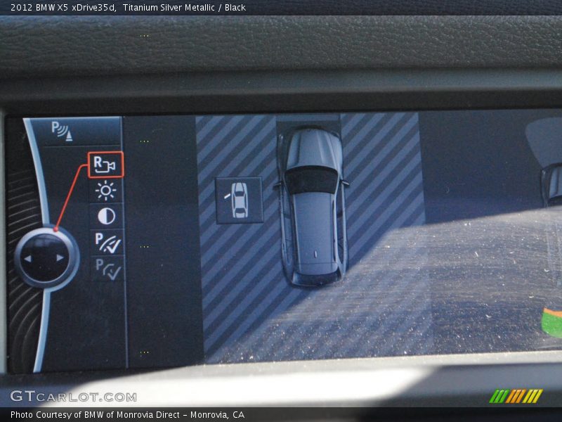 Titanium Silver Metallic / Black 2012 BMW X5 xDrive35d