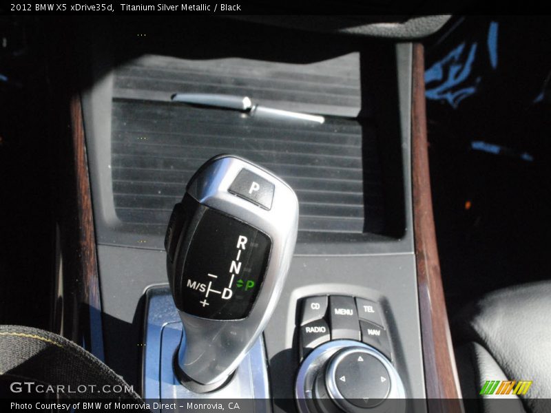 Titanium Silver Metallic / Black 2012 BMW X5 xDrive35d