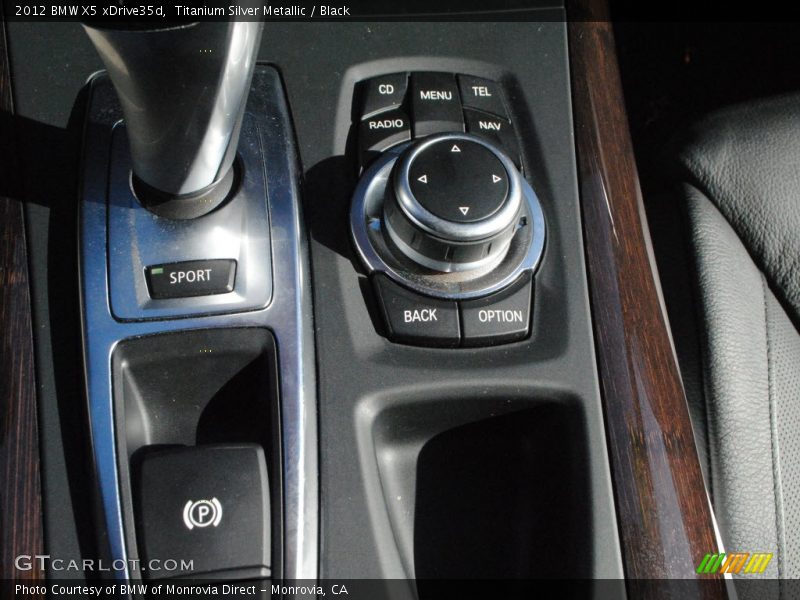 Titanium Silver Metallic / Black 2012 BMW X5 xDrive35d