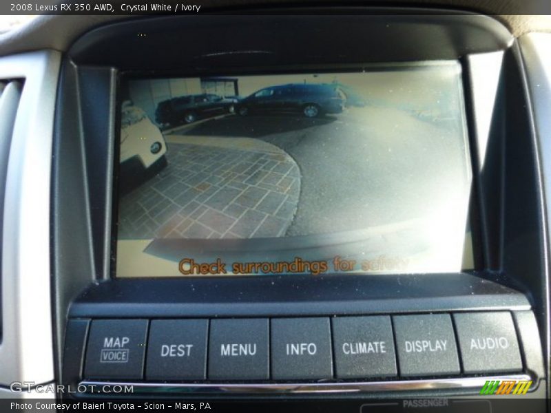 Crystal White / Ivory 2008 Lexus RX 350 AWD