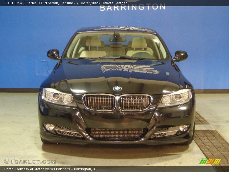 Jet Black / Oyster/Black Dakota Leather 2011 BMW 3 Series 335d Sedan