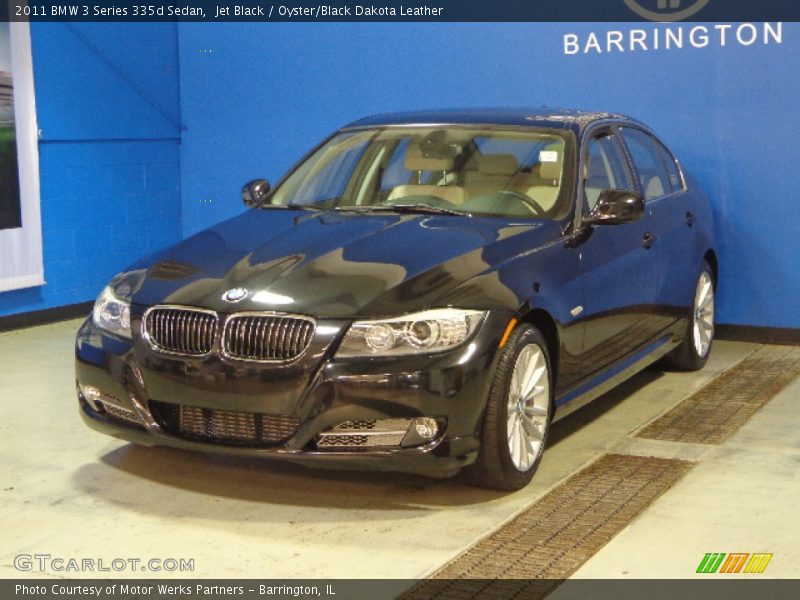 Jet Black / Oyster/Black Dakota Leather 2011 BMW 3 Series 335d Sedan
