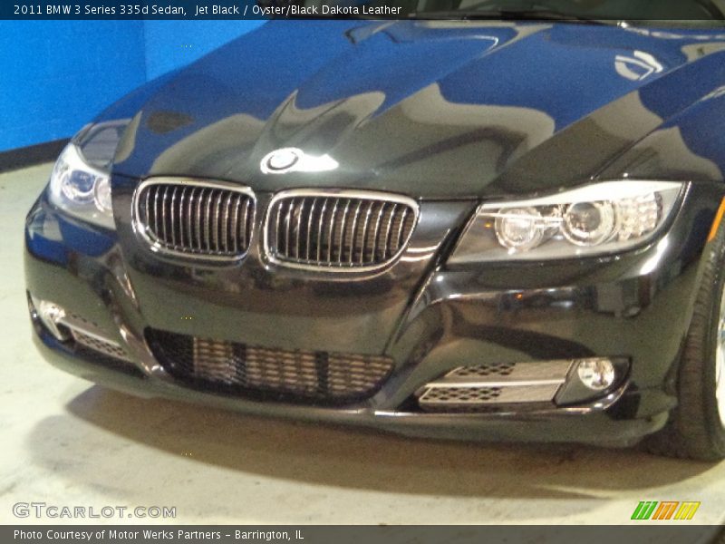 Jet Black / Oyster/Black Dakota Leather 2011 BMW 3 Series 335d Sedan