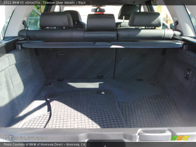 Titanium Silver Metallic / Black 2012 BMW X5 xDrive35d