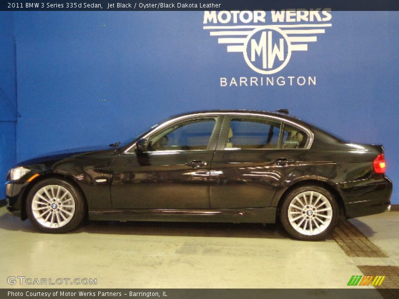 Jet Black / Oyster/Black Dakota Leather 2011 BMW 3 Series 335d Sedan