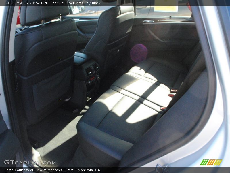 Titanium Silver Metallic / Black 2012 BMW X5 xDrive35d