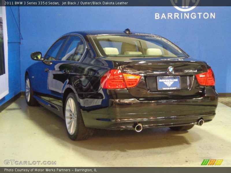 Jet Black / Oyster/Black Dakota Leather 2011 BMW 3 Series 335d Sedan