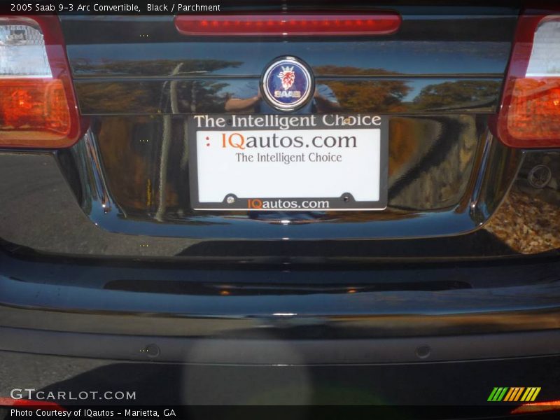 Black / Parchment 2005 Saab 9-3 Arc Convertible