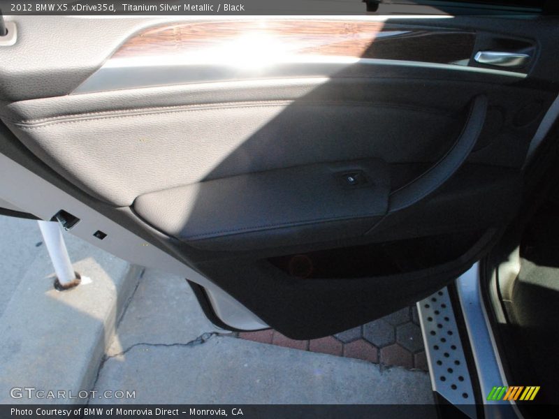 Titanium Silver Metallic / Black 2012 BMW X5 xDrive35d