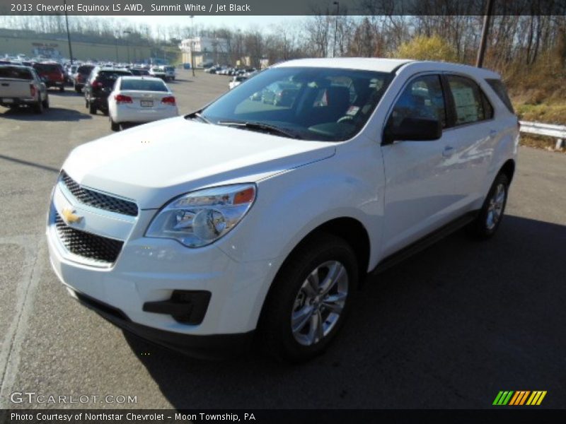 Summit White / Jet Black 2013 Chevrolet Equinox LS AWD