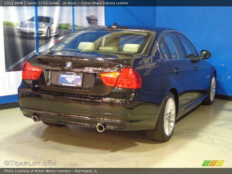 Jet Black / Oyster/Black Dakota Leather 2011 BMW 3 Series 335d Sedan