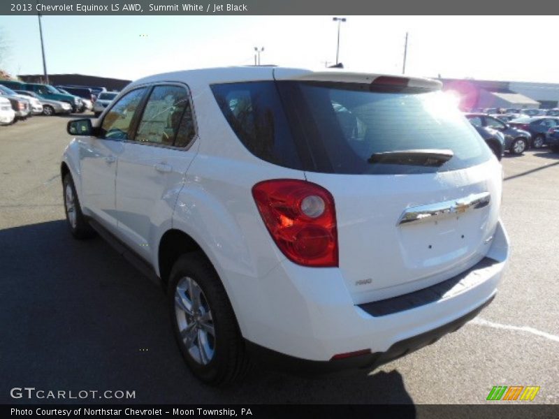Summit White / Jet Black 2013 Chevrolet Equinox LS AWD