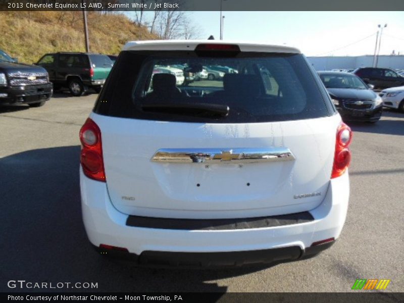 Summit White / Jet Black 2013 Chevrolet Equinox LS AWD
