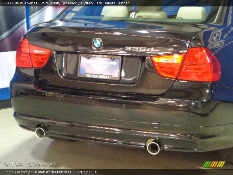 Jet Black / Oyster/Black Dakota Leather 2011 BMW 3 Series 335d Sedan