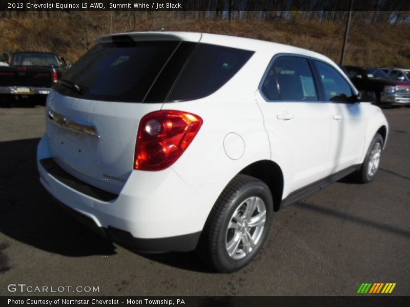 Summit White / Jet Black 2013 Chevrolet Equinox LS AWD