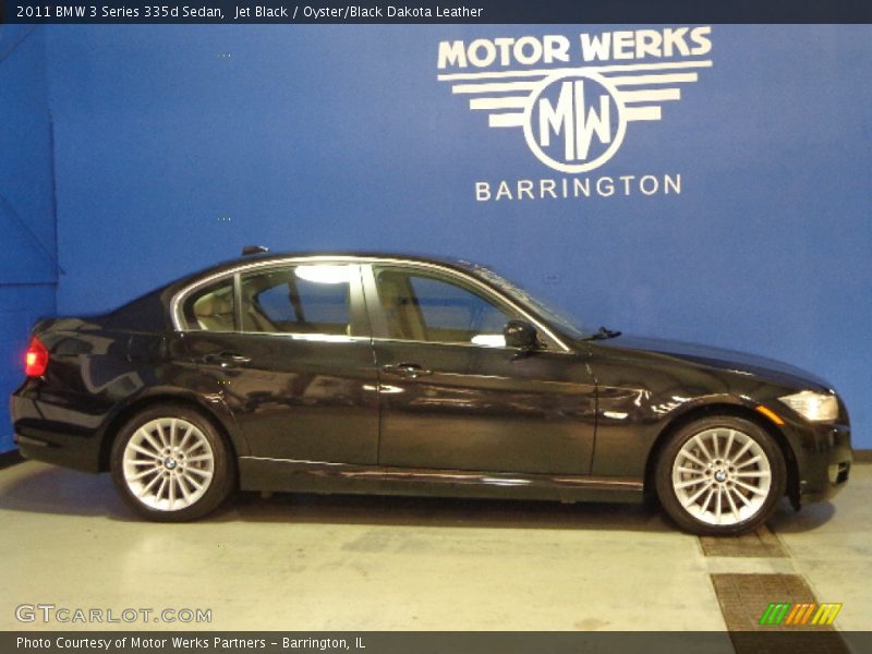 Jet Black / Oyster/Black Dakota Leather 2011 BMW 3 Series 335d Sedan