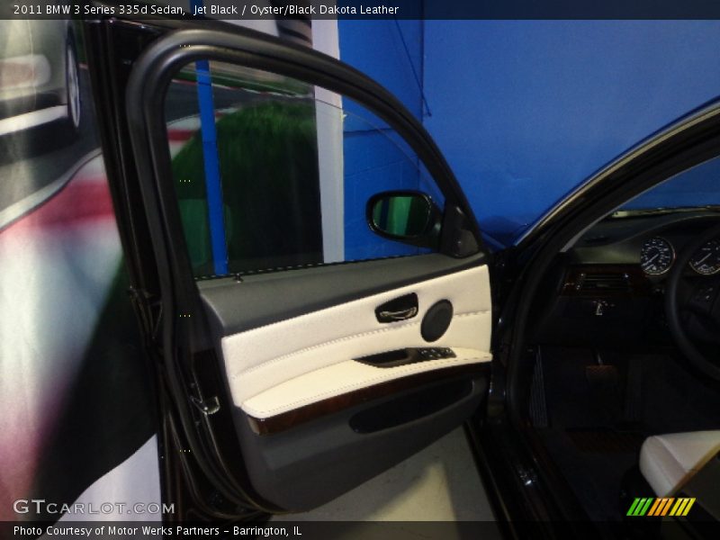 Jet Black / Oyster/Black Dakota Leather 2011 BMW 3 Series 335d Sedan