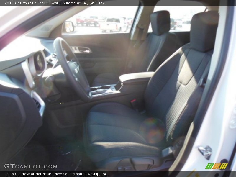 Summit White / Jet Black 2013 Chevrolet Equinox LS AWD