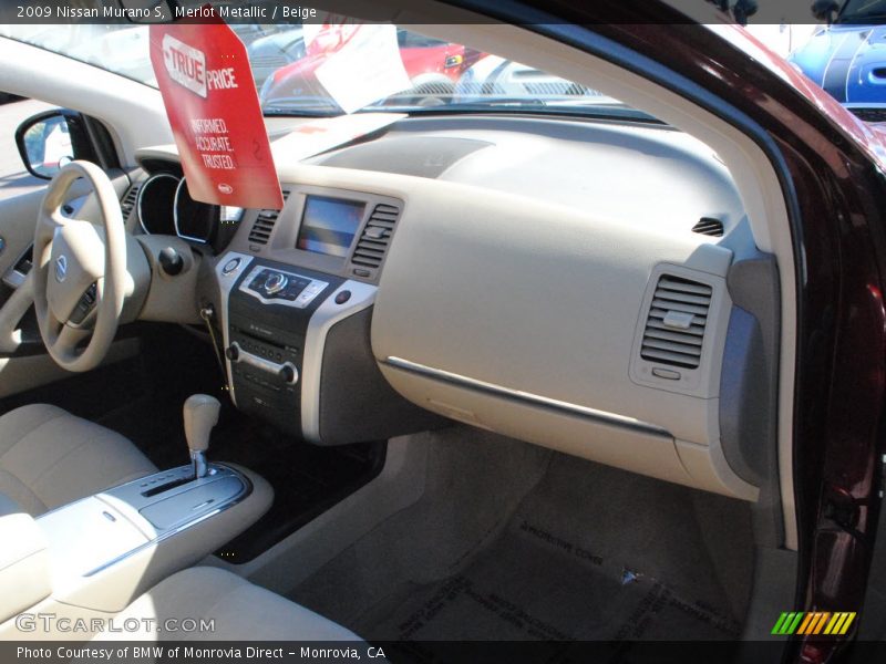 Merlot Metallic / Beige 2009 Nissan Murano S