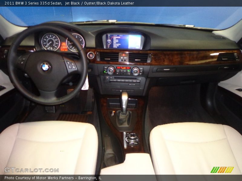 Jet Black / Oyster/Black Dakota Leather 2011 BMW 3 Series 335d Sedan