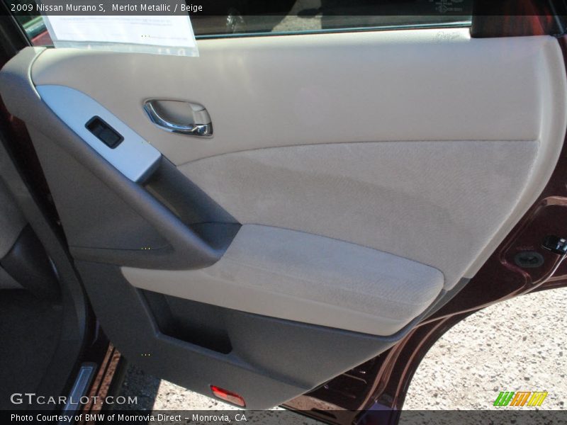 Merlot Metallic / Beige 2009 Nissan Murano S