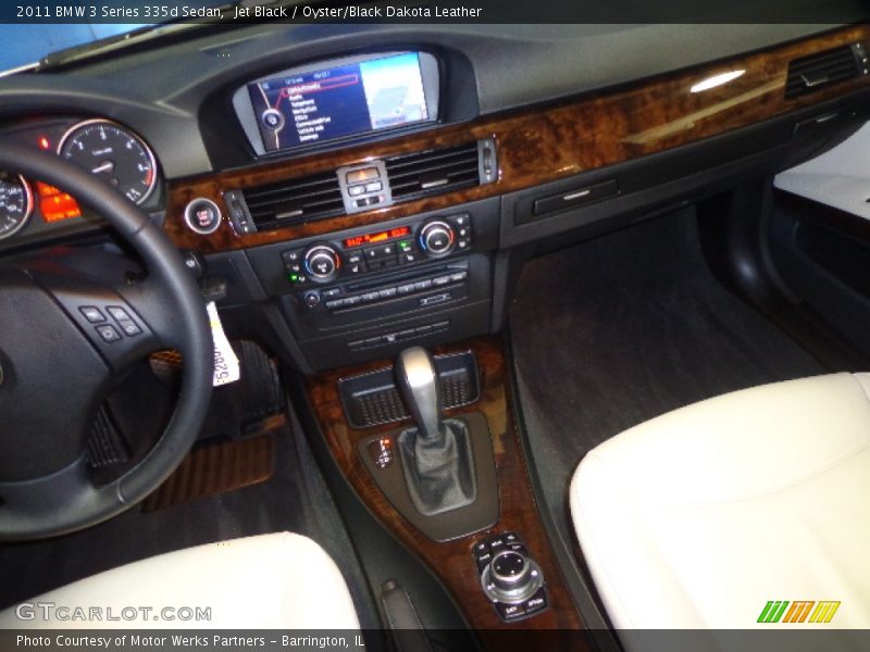 Jet Black / Oyster/Black Dakota Leather 2011 BMW 3 Series 335d Sedan