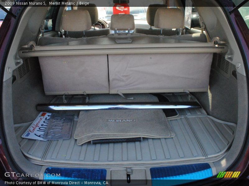 Merlot Metallic / Beige 2009 Nissan Murano S