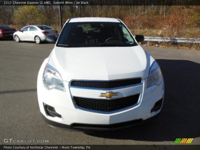 Summit White / Jet Black 2013 Chevrolet Equinox LS AWD