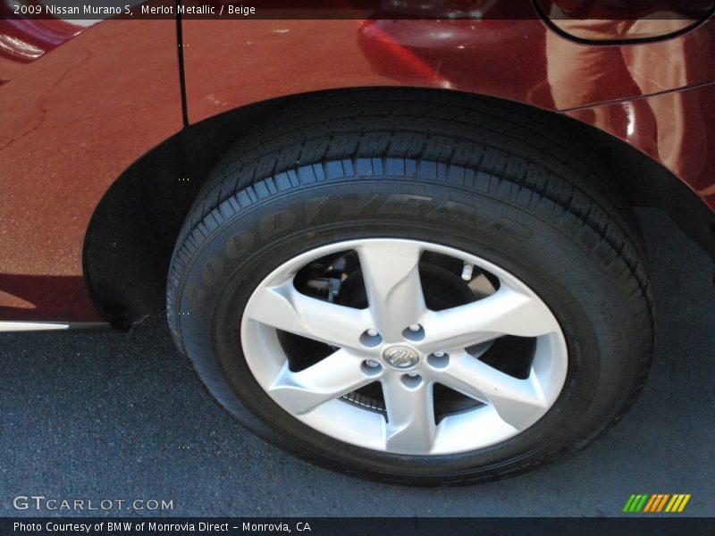 Merlot Metallic / Beige 2009 Nissan Murano S