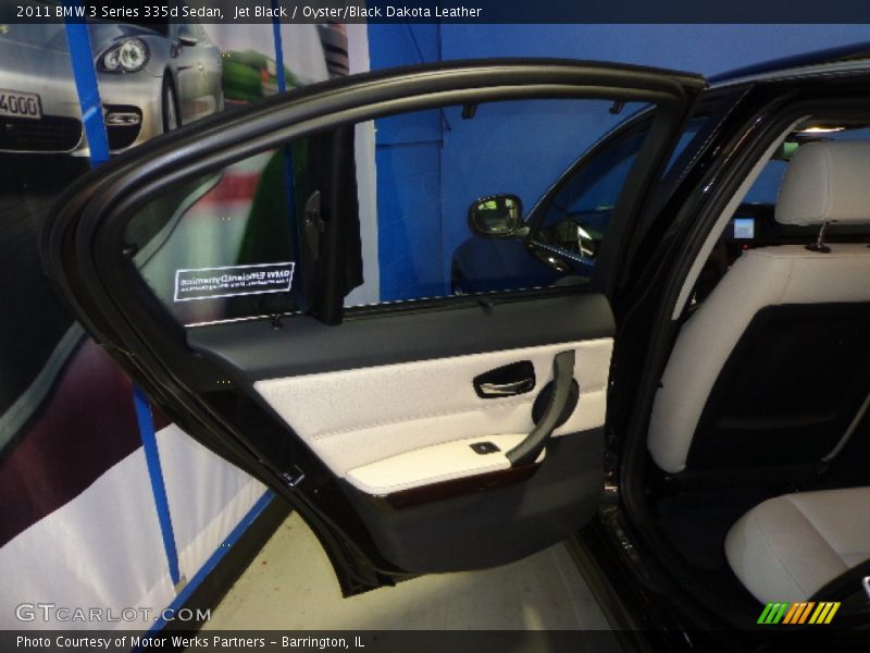 Jet Black / Oyster/Black Dakota Leather 2011 BMW 3 Series 335d Sedan