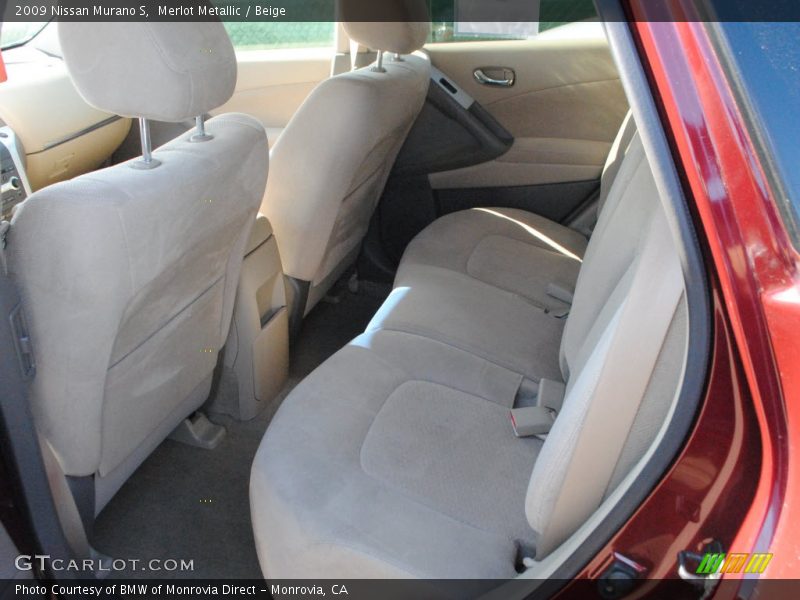 Merlot Metallic / Beige 2009 Nissan Murano S