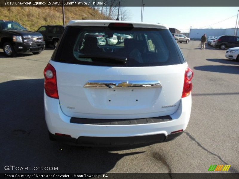 Summit White / Jet Black 2013 Chevrolet Equinox LS AWD