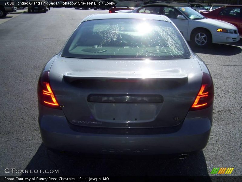 Shadow Gray Metallic / Ebony 2008 Pontiac Grand Prix Sedan