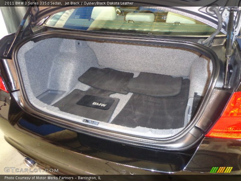 Jet Black / Oyster/Black Dakota Leather 2011 BMW 3 Series 335d Sedan