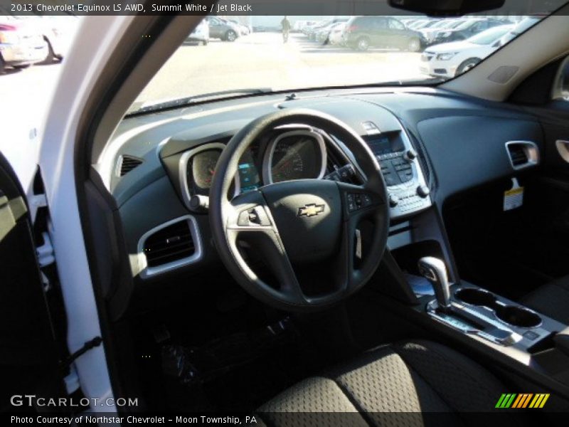 Summit White / Jet Black 2013 Chevrolet Equinox LS AWD