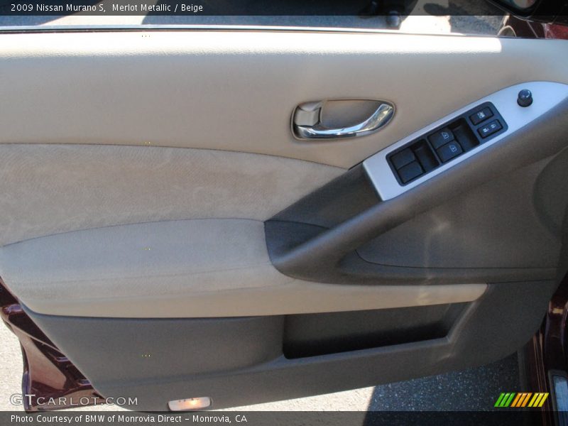 Merlot Metallic / Beige 2009 Nissan Murano S