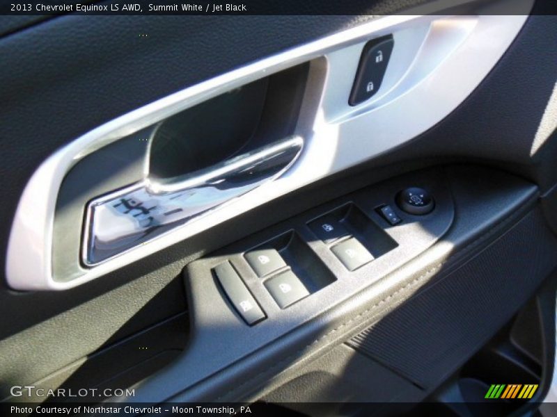 Summit White / Jet Black 2013 Chevrolet Equinox LS AWD