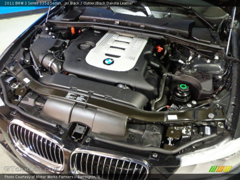 Jet Black / Oyster/Black Dakota Leather 2011 BMW 3 Series 335d Sedan