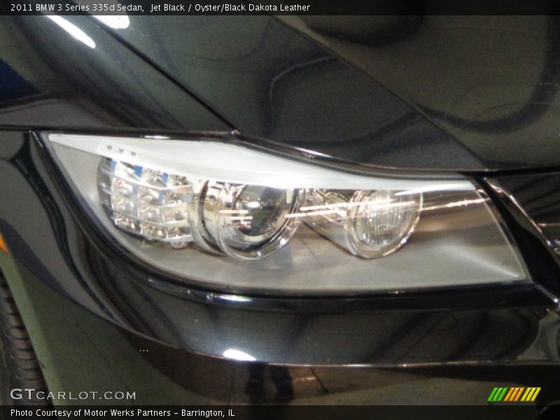 Jet Black / Oyster/Black Dakota Leather 2011 BMW 3 Series 335d Sedan