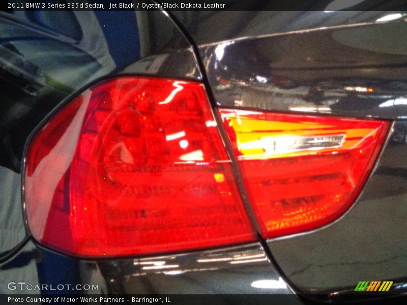 Jet Black / Oyster/Black Dakota Leather 2011 BMW 3 Series 335d Sedan