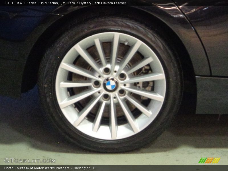 Jet Black / Oyster/Black Dakota Leather 2011 BMW 3 Series 335d Sedan