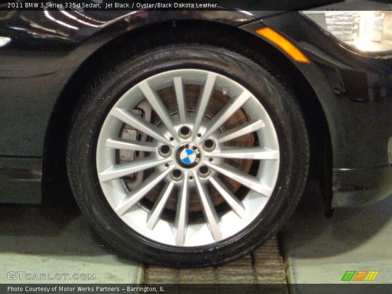 Jet Black / Oyster/Black Dakota Leather 2011 BMW 3 Series 335d Sedan